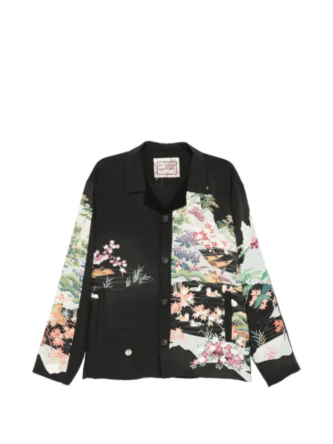By Walid Chinese Repatch Rain jacket