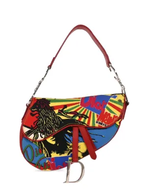 Christian Dior ラスタライン トロッター ショルダーバッグ Christian Dior Pre-Owned 1990-2000s ラスタライン トロッター サドル