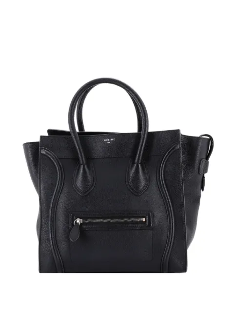 Celine Pre-Owned Luggage Bag Grainy Leather Mini tote bag