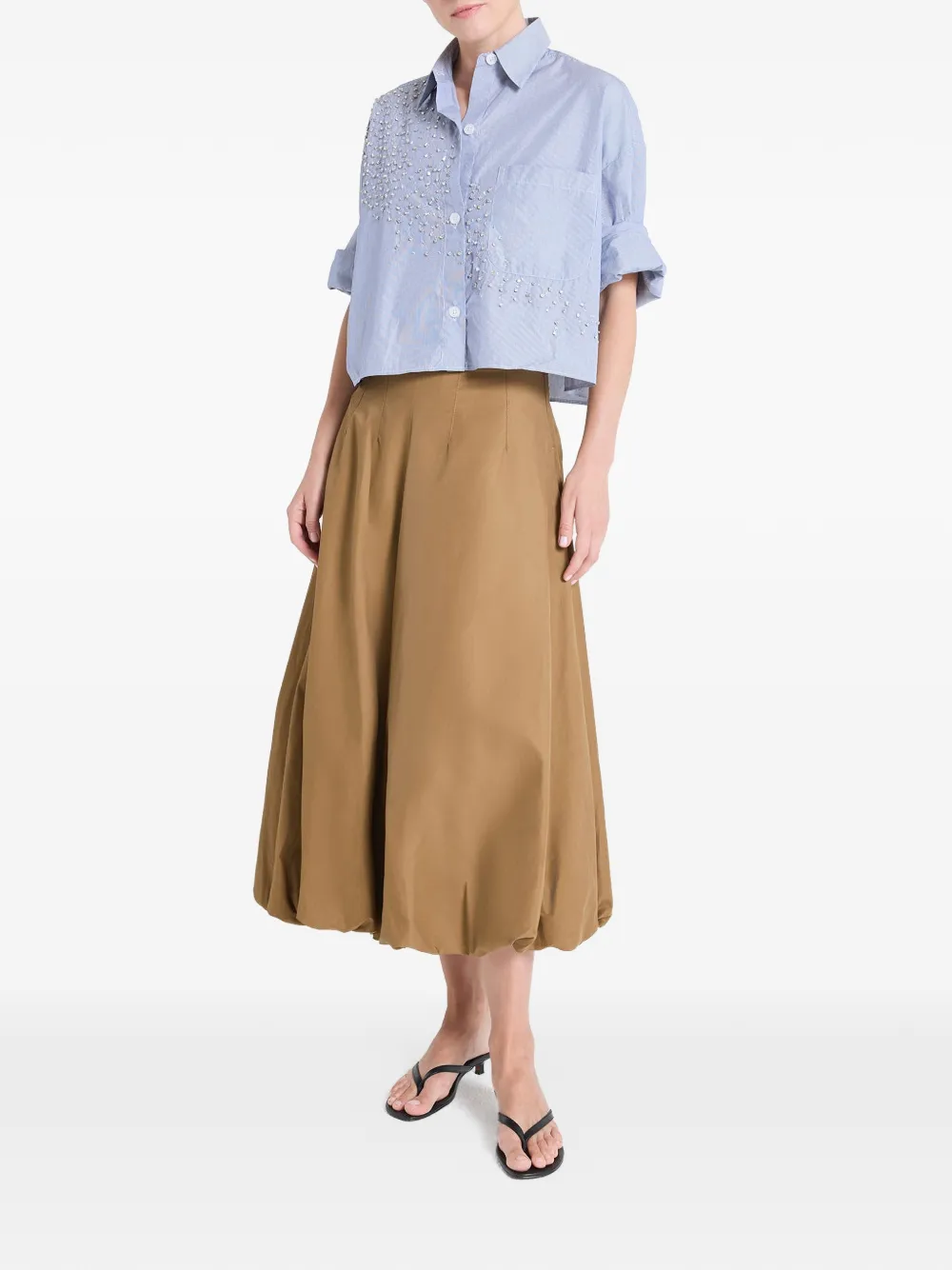  Twp Next Ex Shirt Striped Crystal Shirt - Blue 