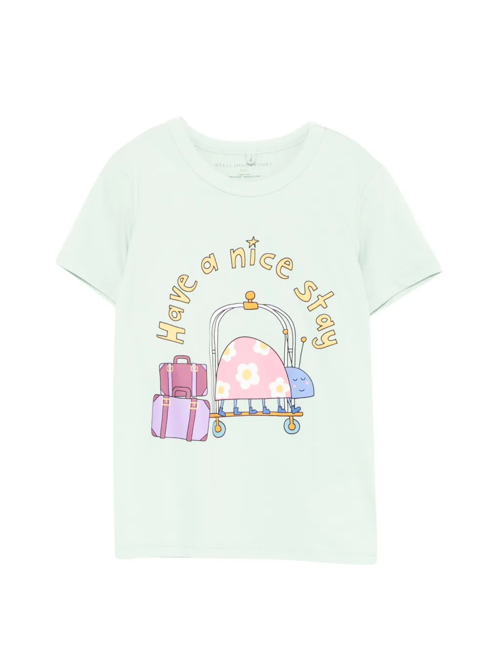 Stella McCartney Kids T-shirt con grafica - Verde