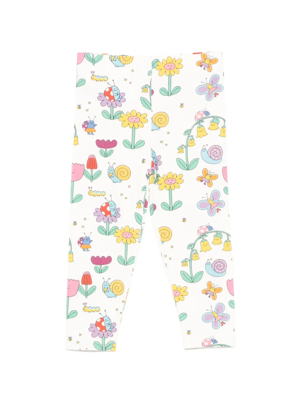 Stella McCartney Kids Leggings con stampa grafica - Bianco