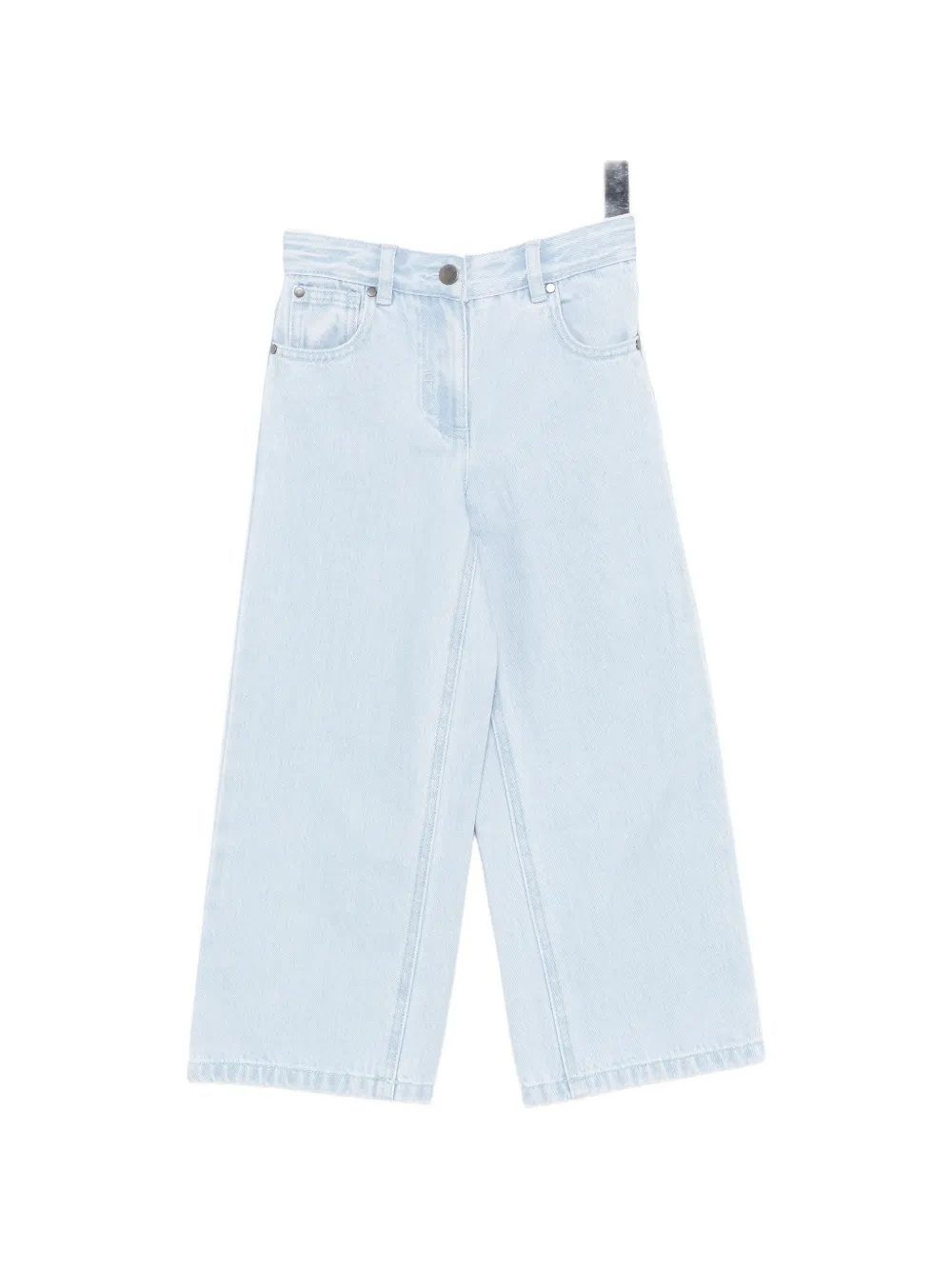 Stella McCartney Kids graphic-embroidered jeans - Blu