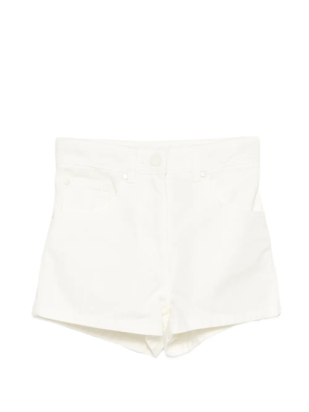 Stella McCartney Kids Shorts denim in cotone - Bianco
