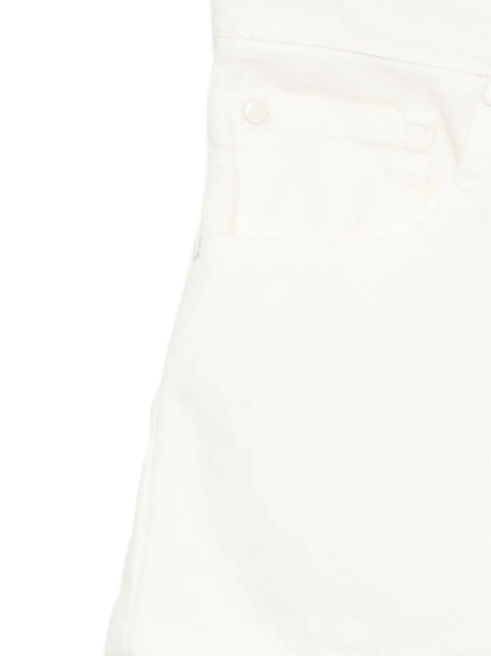 Stella McCartney Kids Katoenen spijkershorts Wit