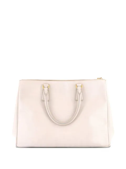 Prada Pre-Owned Double Zip Lux Saffiano Leather Large tote bag