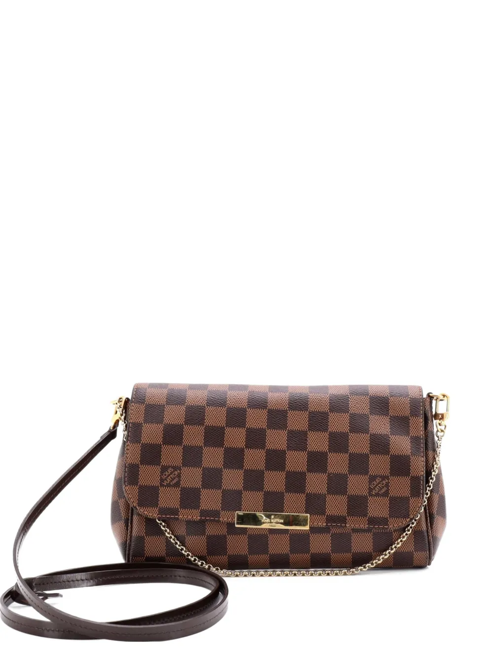 Louis Vuitton Pre-Owned Borsa a tracolla Favorite Handbag Damier MM - Marrone