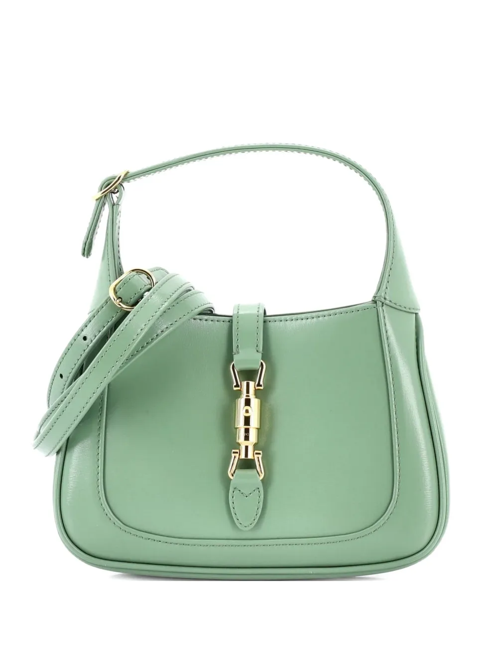 Gucci Pre-Owned Jackie 1961 Leather Mini hobo bag - Verde