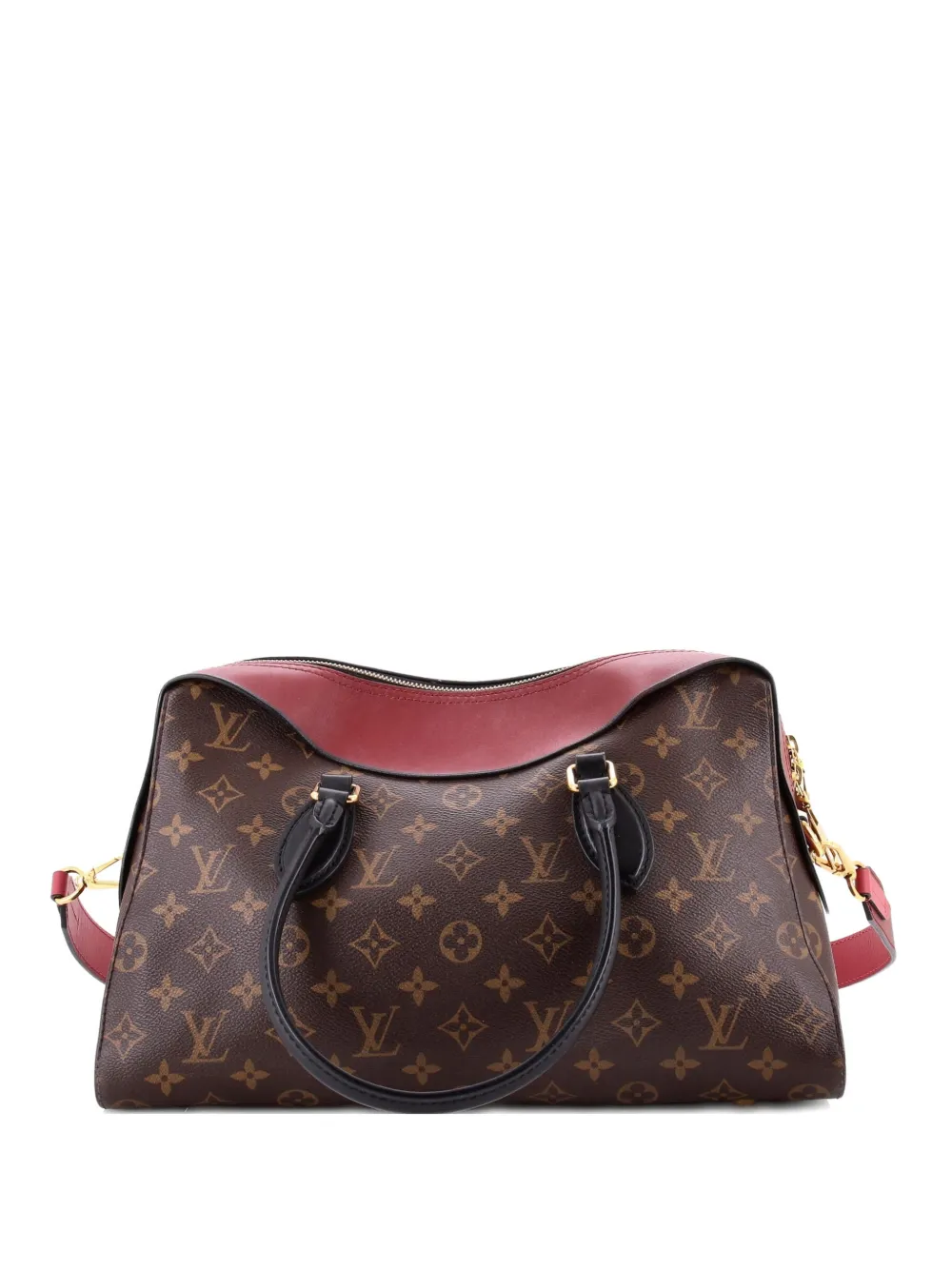 Louis Vuitton Pre-Owned Tuileries Handbag Monogram Canvas with Leather satchel - Marrone
