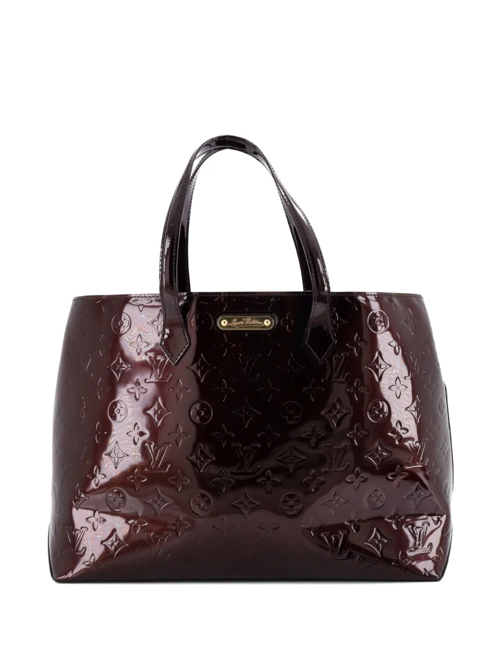 Louis Vuitton Pre-Owned Wilshire Handbag Monogram Vernis MM tote bag - Rosso