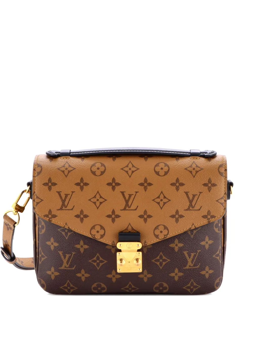 Louis Vuitton Pre-Owned Pochette Metis Reverse Monogram Canvas crossbody bag - Marrone