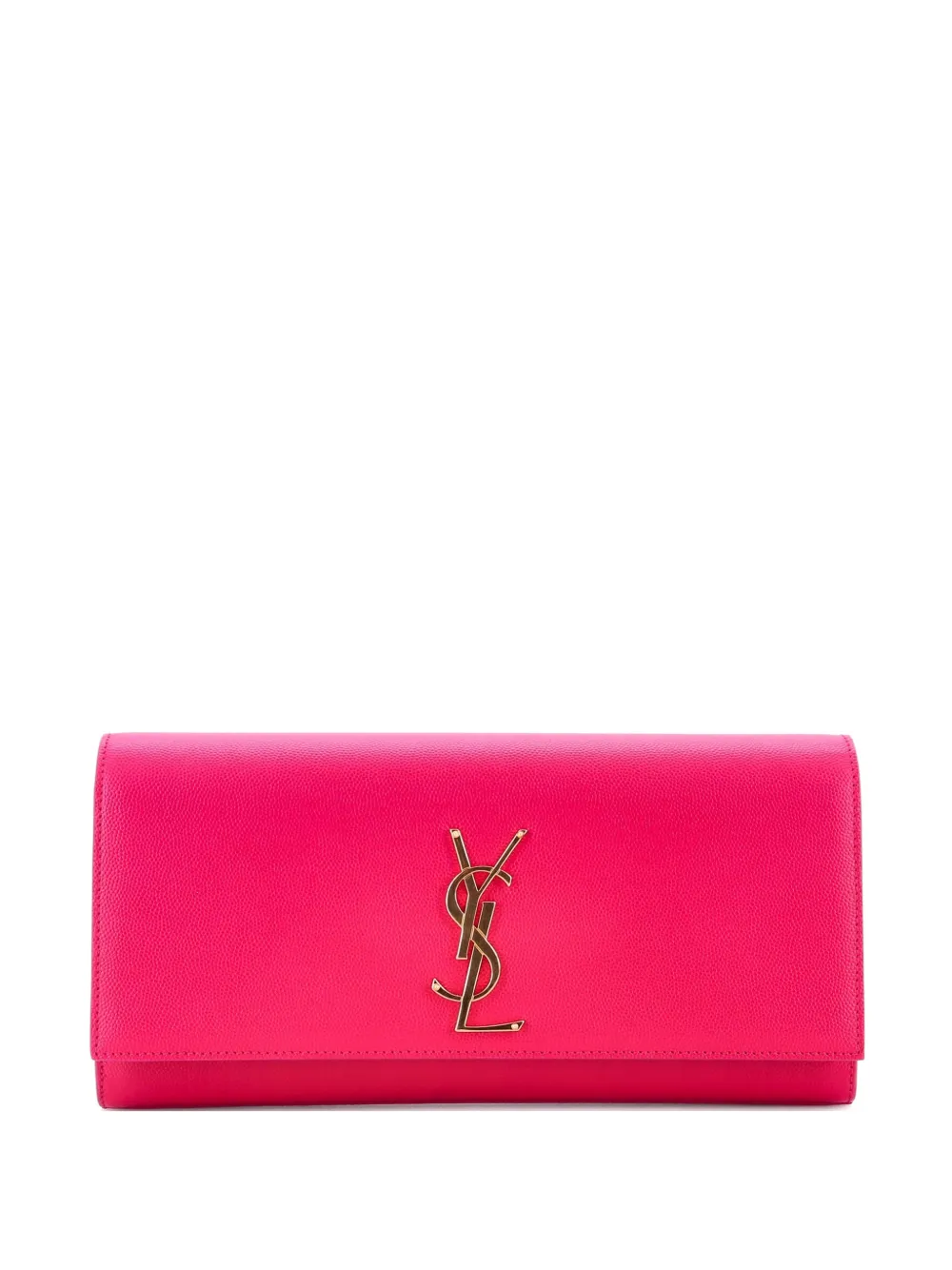 Saint Laurent Pre-Owned Classic Monogram Leather Long clutch bag - Rosa