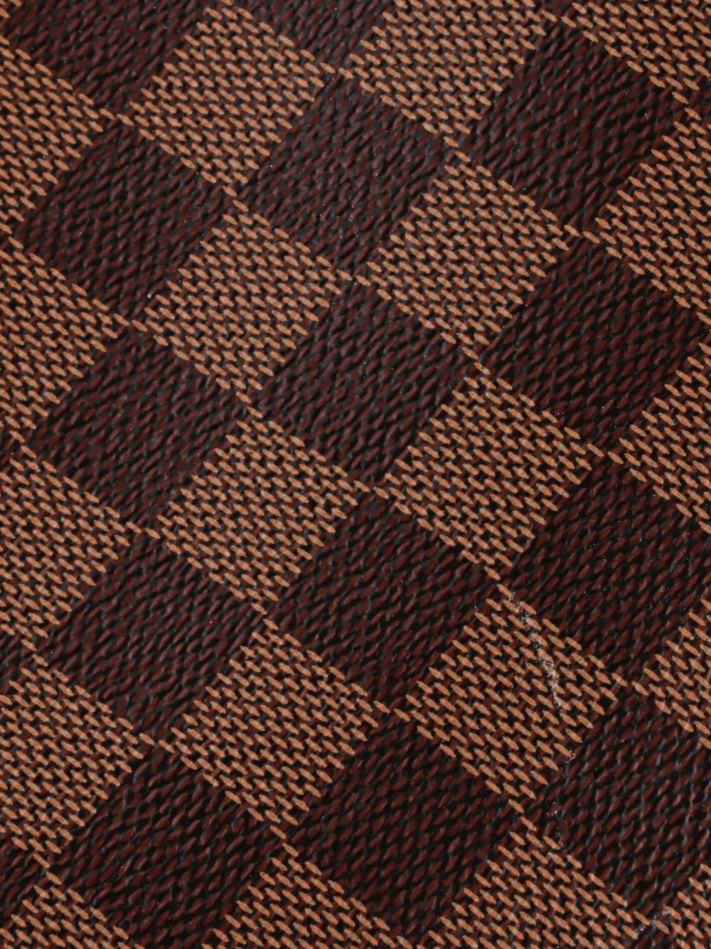 ダミエパターン ブラウンレザーハンドバッグ Louis Vuitton Pre-Owned LV リバーサイド ハンドバッグ ダミエ