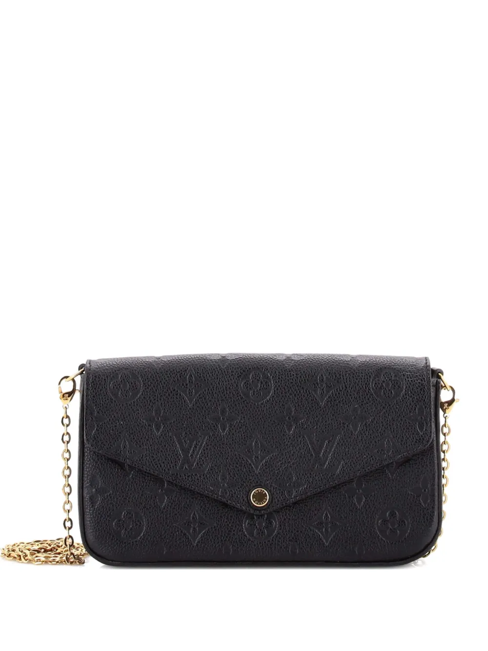 Louis Vuitton Pre-Owned Felicie Pochette Monogram Empreinte Leather crossbody bag - Nero