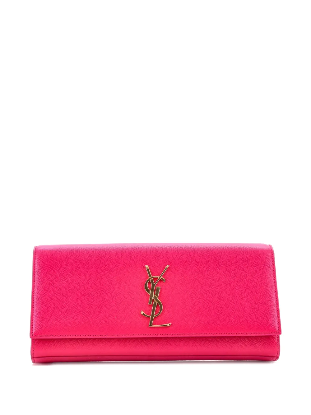 Saint Laurent Pre-Owned Classic Monogram Leather Long clutch bag - Rosa