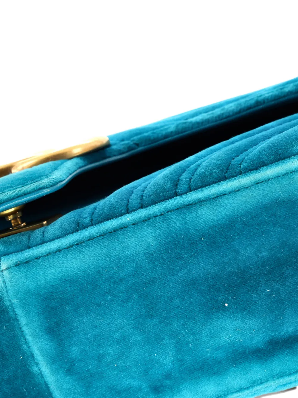 Gucci Pre-Owned GGマーモント フラップバッグ マテラッセ ベルベット 