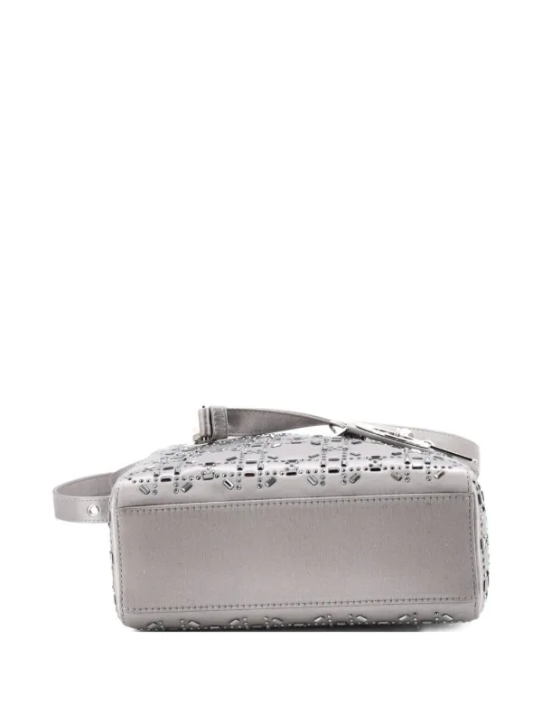Christian Dior Pre-Owned Lady Dior Bag Crystal Embellished Cannage