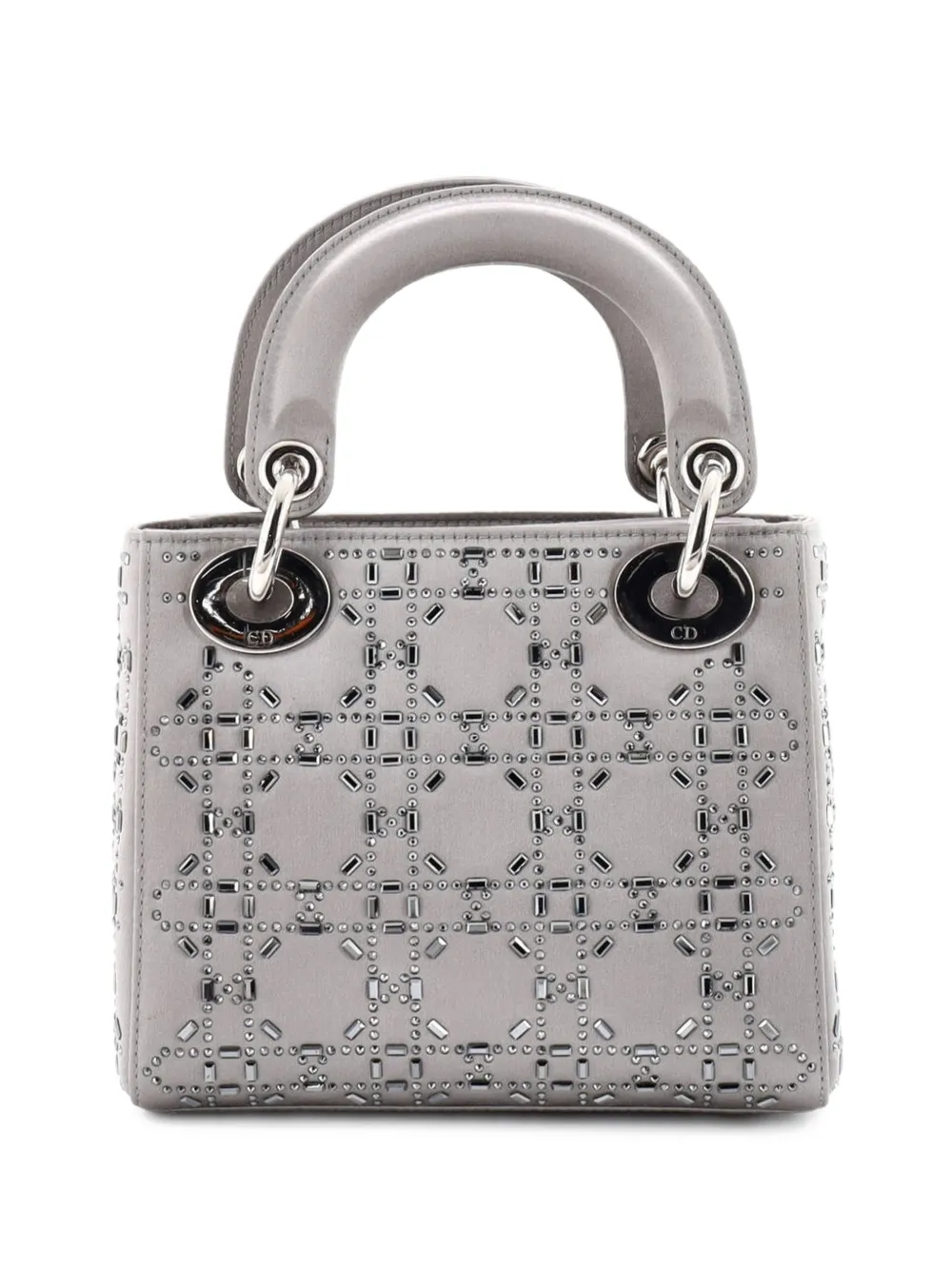 Christian Dior Pre-Owned Lady Dior Bag Crystal Embellished Cannage