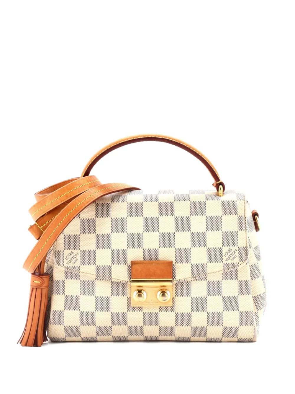 Louis Vuitton Pre-Owned Croisette Handbag Damier crossbody bag - Bianco