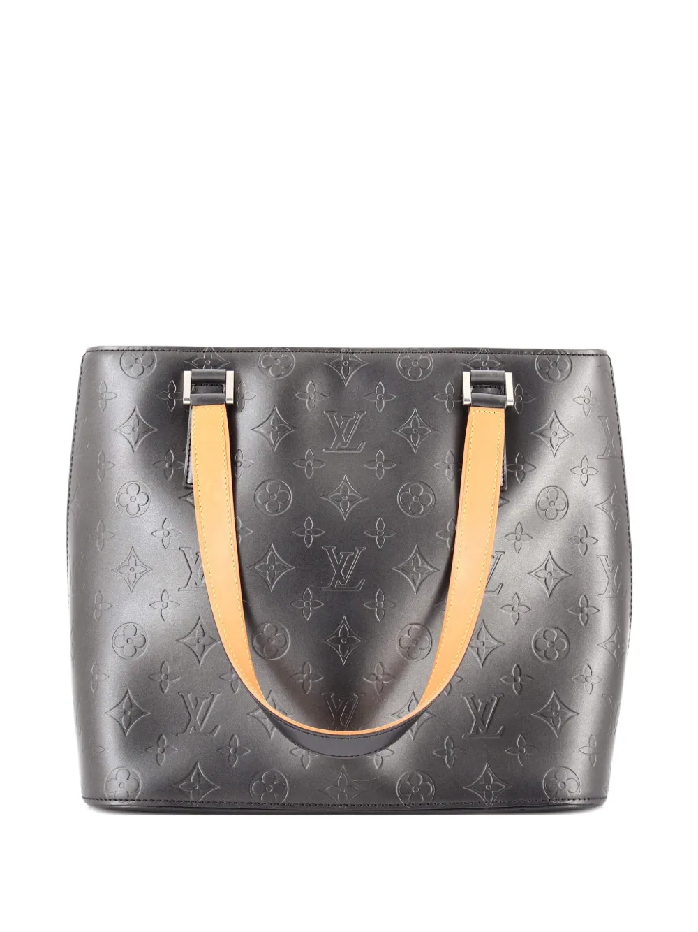 Louis Vuitton Pre-Owned Mat Stockton Handbag Monogram Vernis tote bag - Grigio