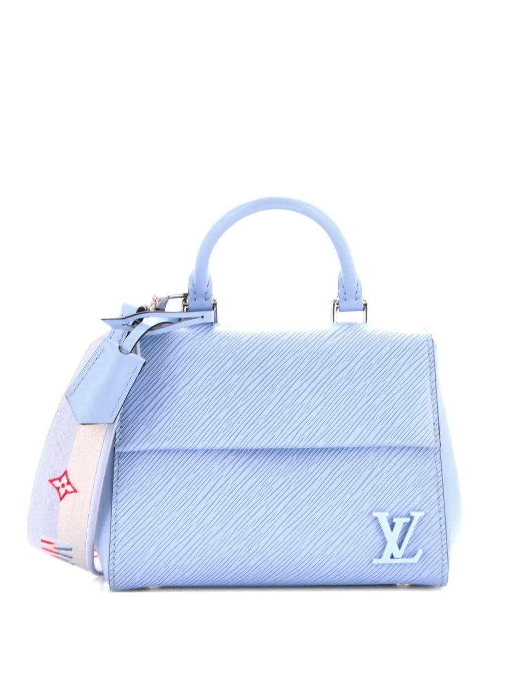 Louis Vuitton Pre-Owned Cluny Top Handle Bag Epi Leather Mini satchel - Blu