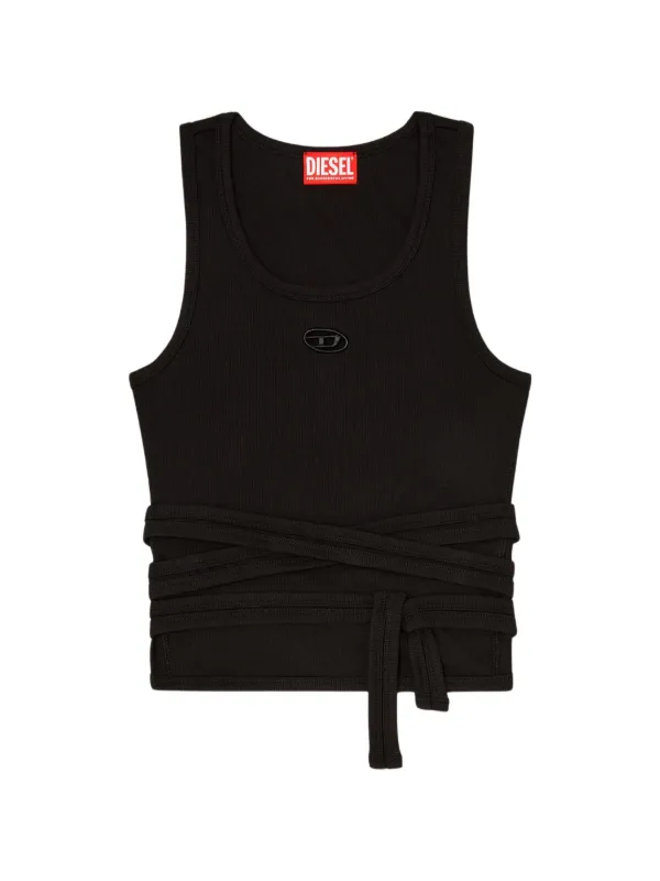 洗練されたデザイン　DIESEL T-ANKY-TAIL-S1 　M Diesel T-Anky-Tail-S1 タンクトップ | ブラック | FARFETCH JP