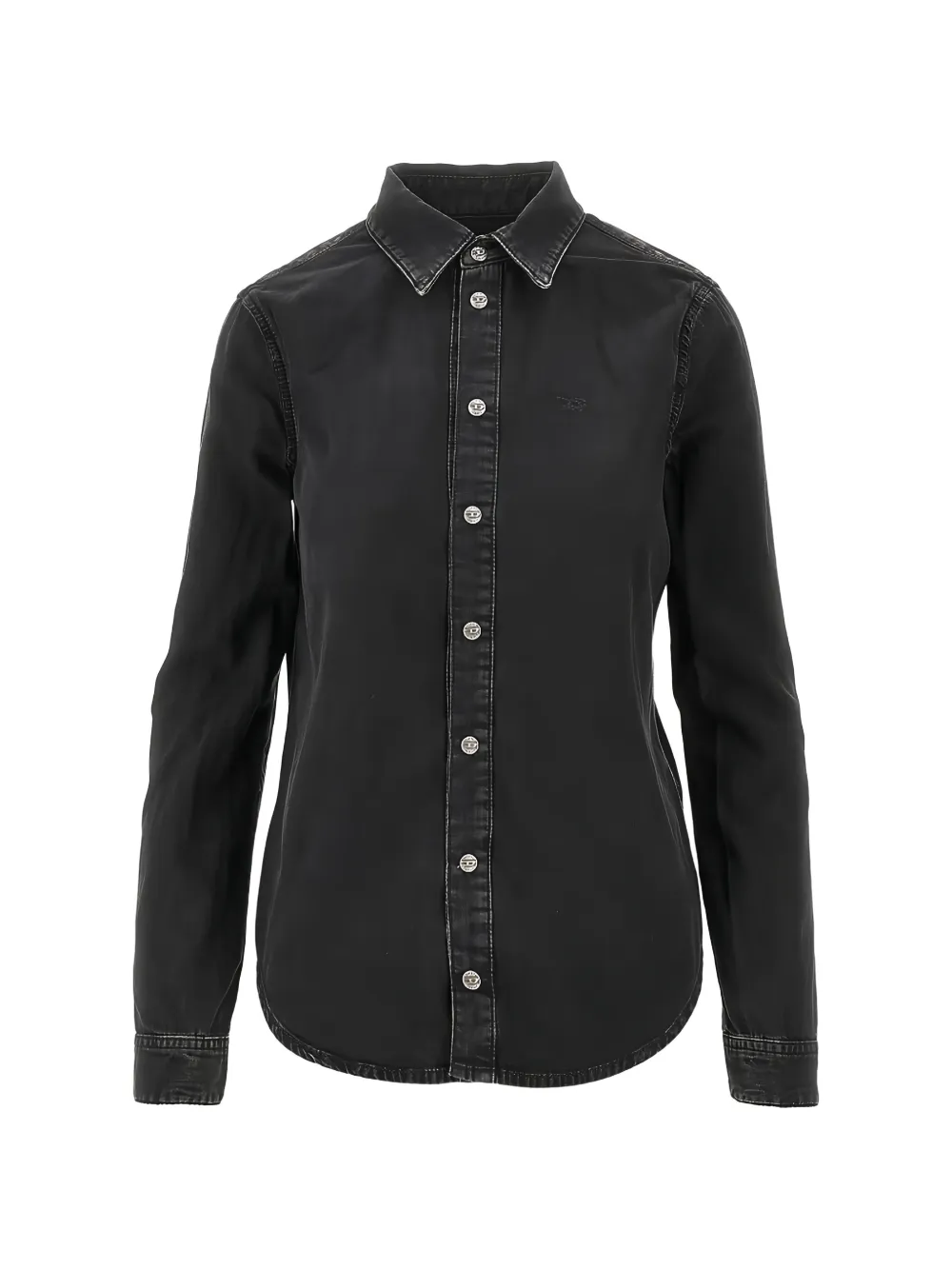 Diesel De-Eazy buttoned denim shirt - Grau