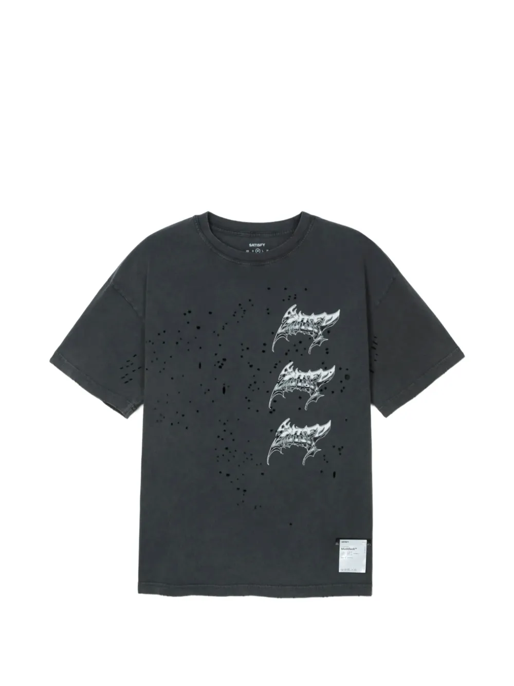 Satisfy graphic T-shirt - Nero