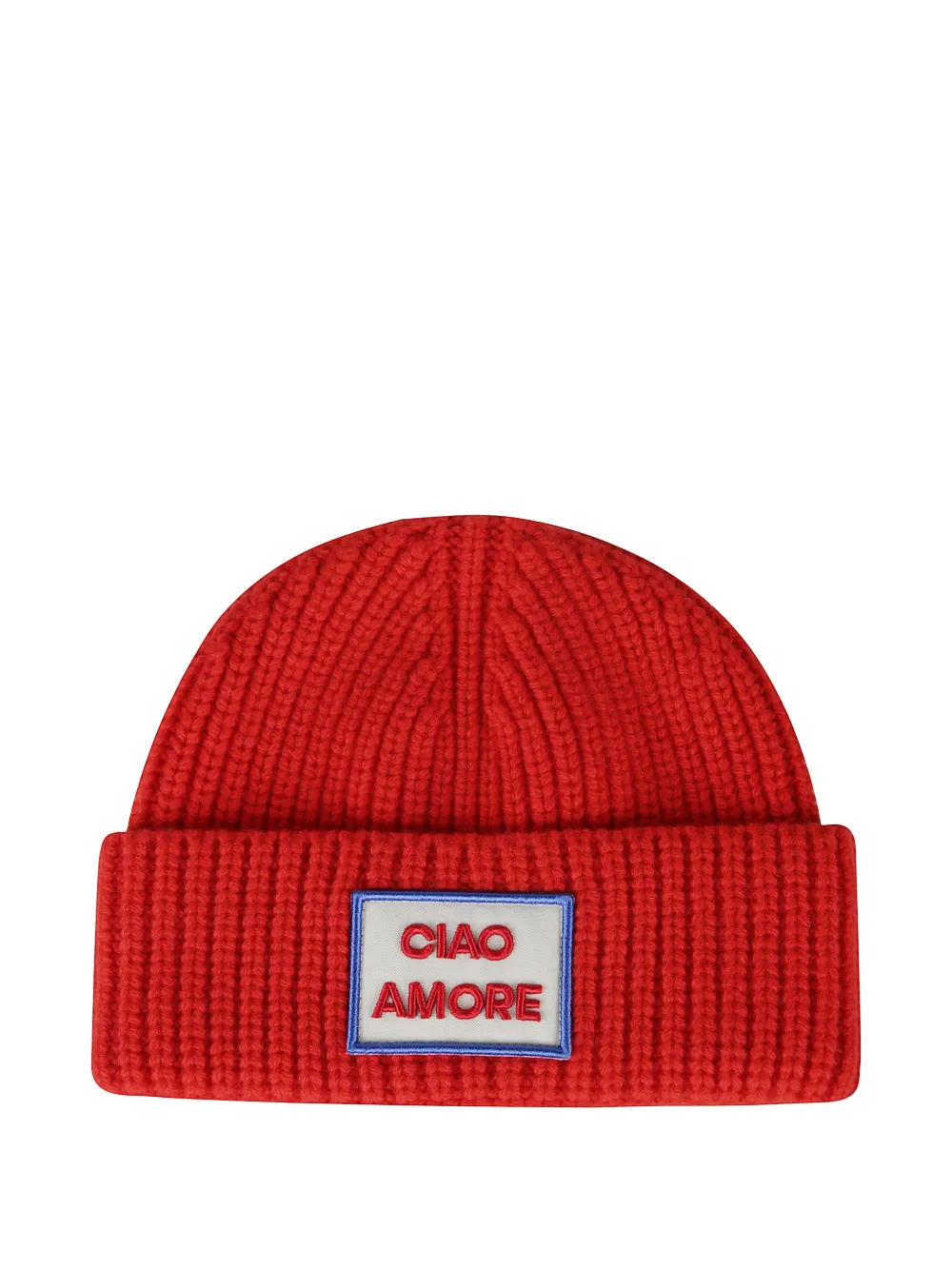 Giada Benincasa patch-detail hat - Rosso