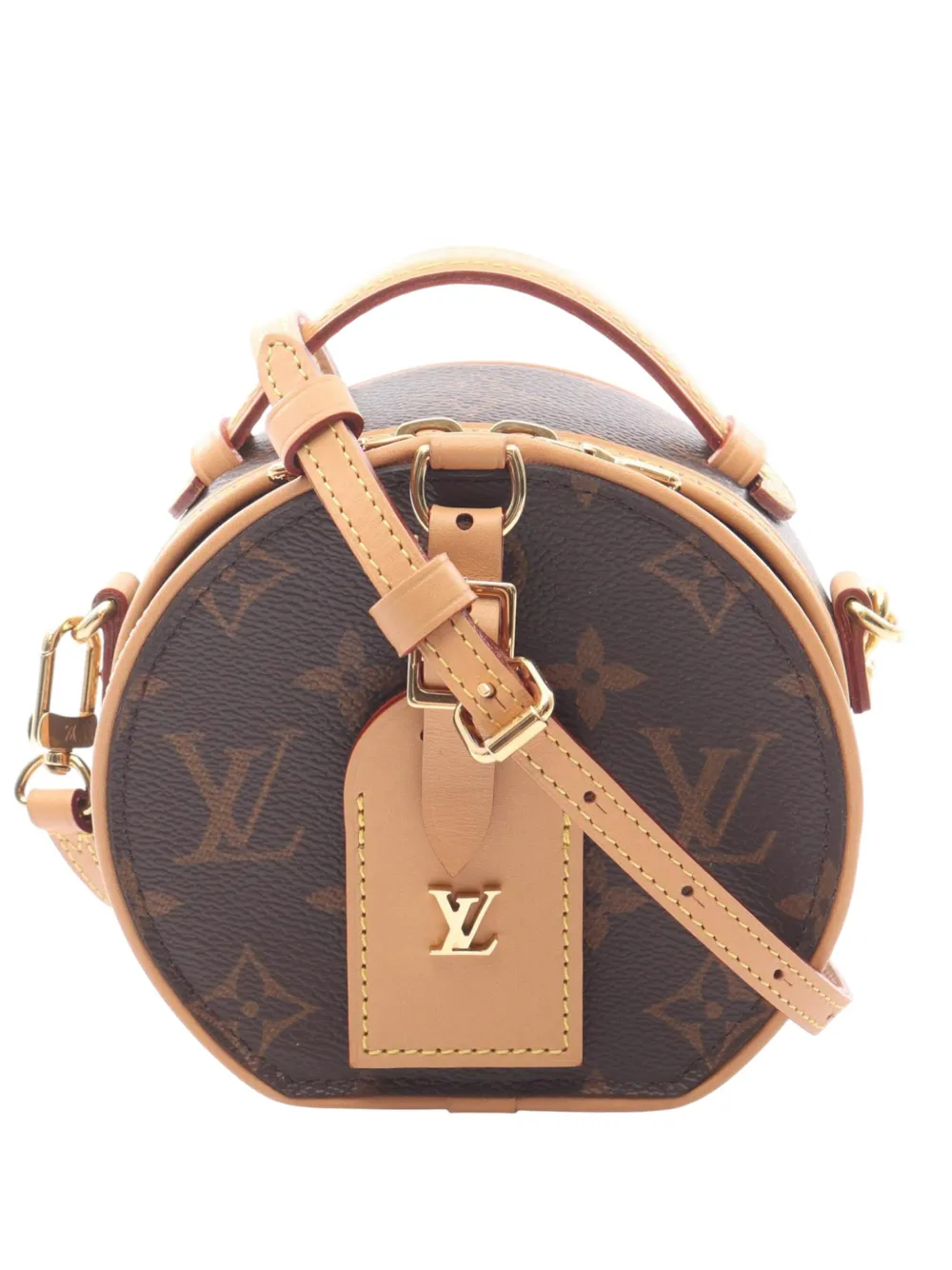 Louis Vuitton Pre-Owned 2021-2025 Monogram Mini Boite Chapeaux Souple satchel - Marrone