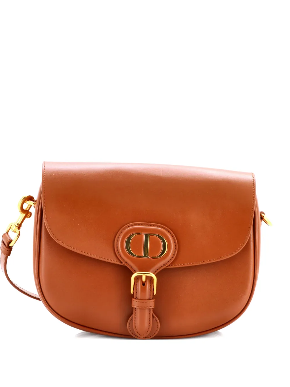 Christian Dior Pre-Owned Bobby Flap Bag Leather Medium crossbody bag - Marrone