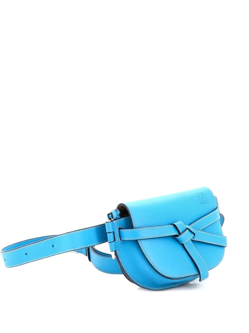 Loewe Pre-Owned Gate Leather Mini belt bag - Blu