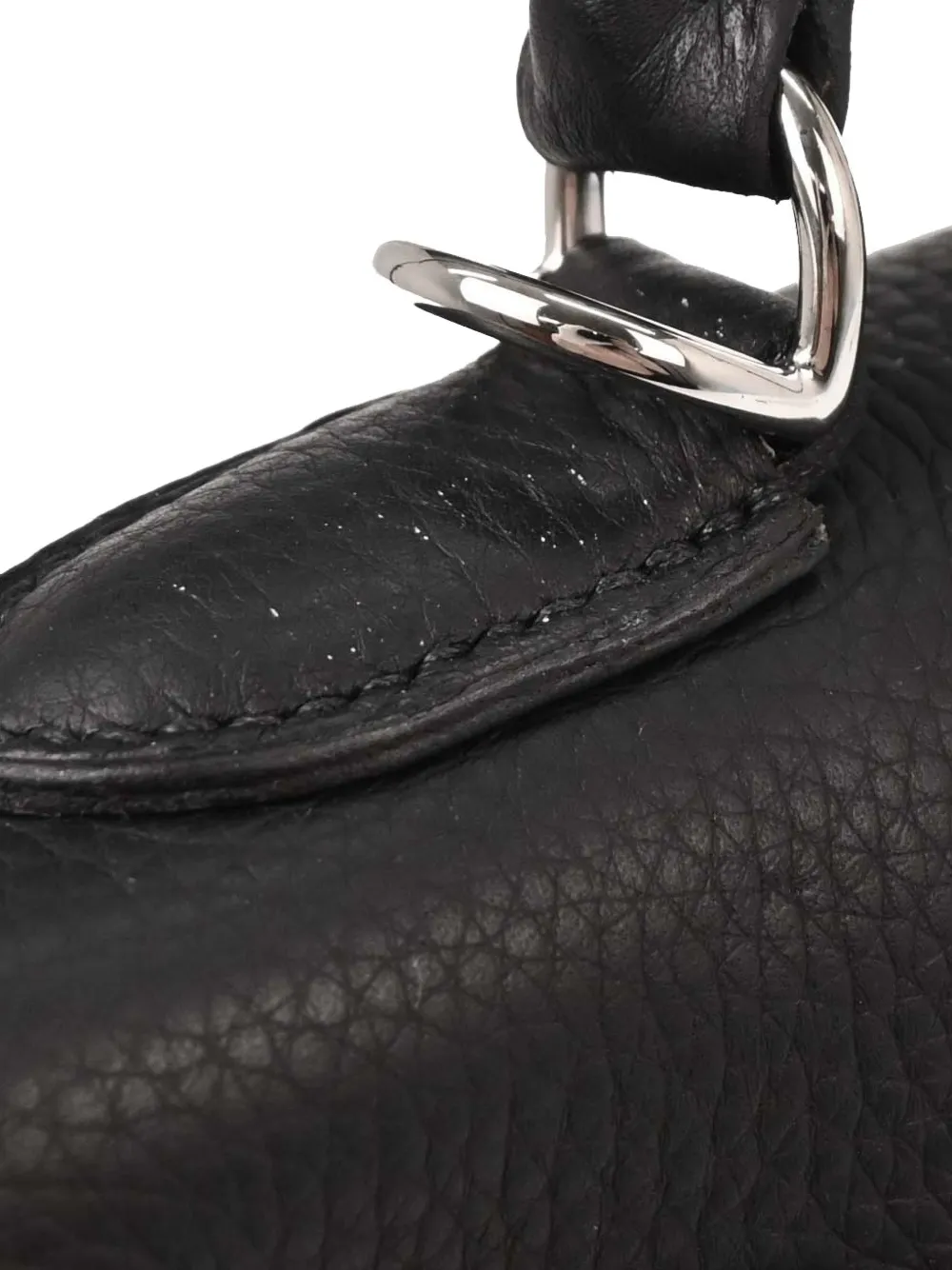 Hermès Pre-owned 2007 Kelly 32 Leather Tote Bag in Black, view 3