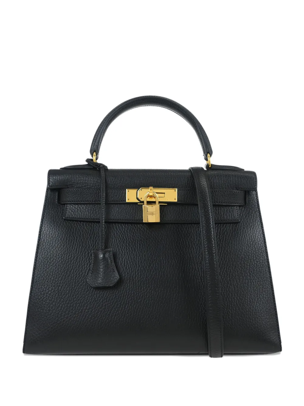 Hermès Pre-Owned 1999 Kelly 28 leather tote bag - Black