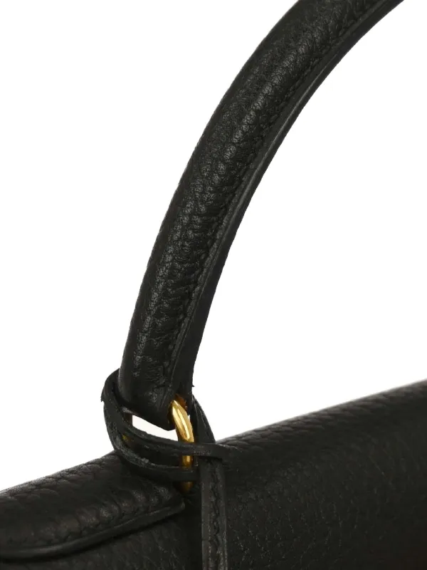 Hermès Pre-Owned 1996 ケリー 35 レザーハンドバッグ | ブラック 