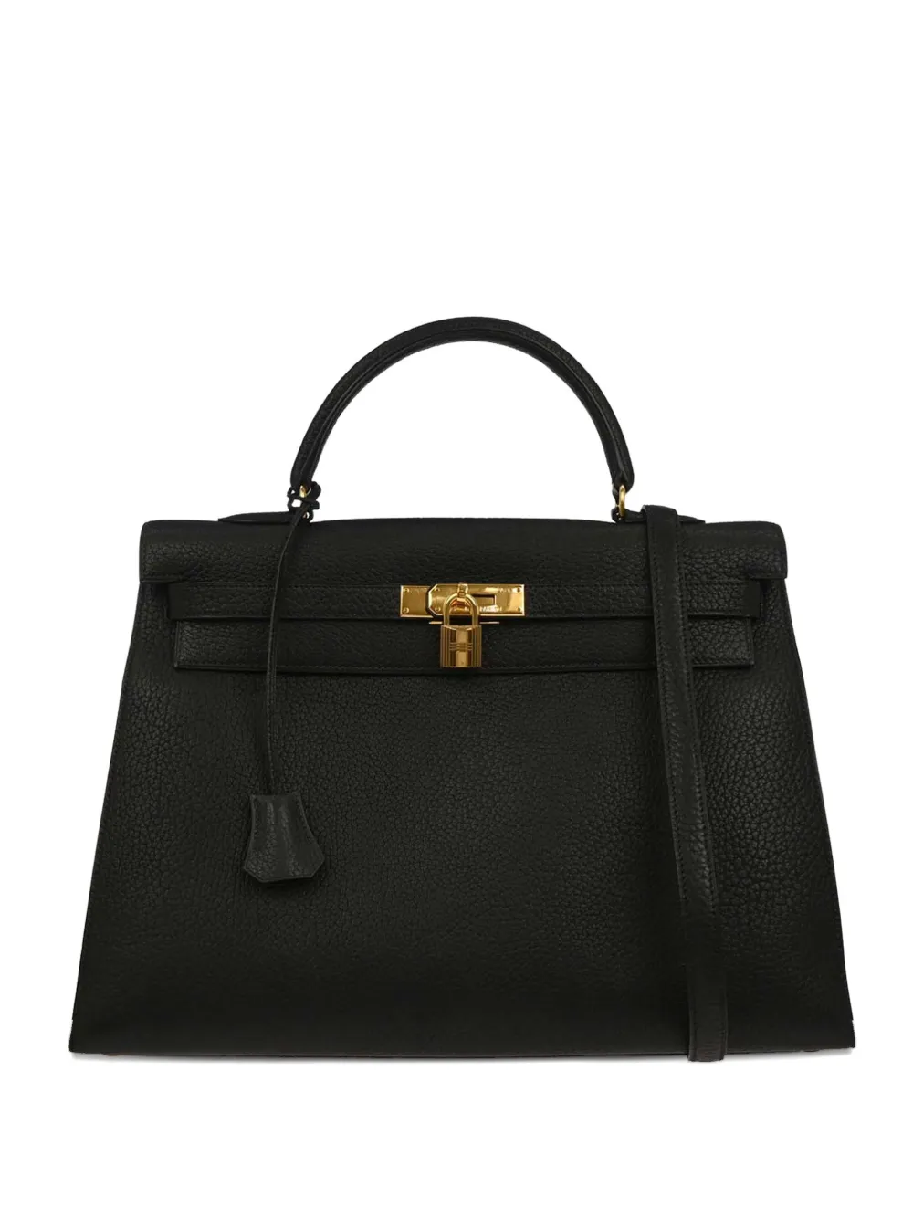 Hermès Pre-Owned 1996 Kelly 35 leather tote bag - Black