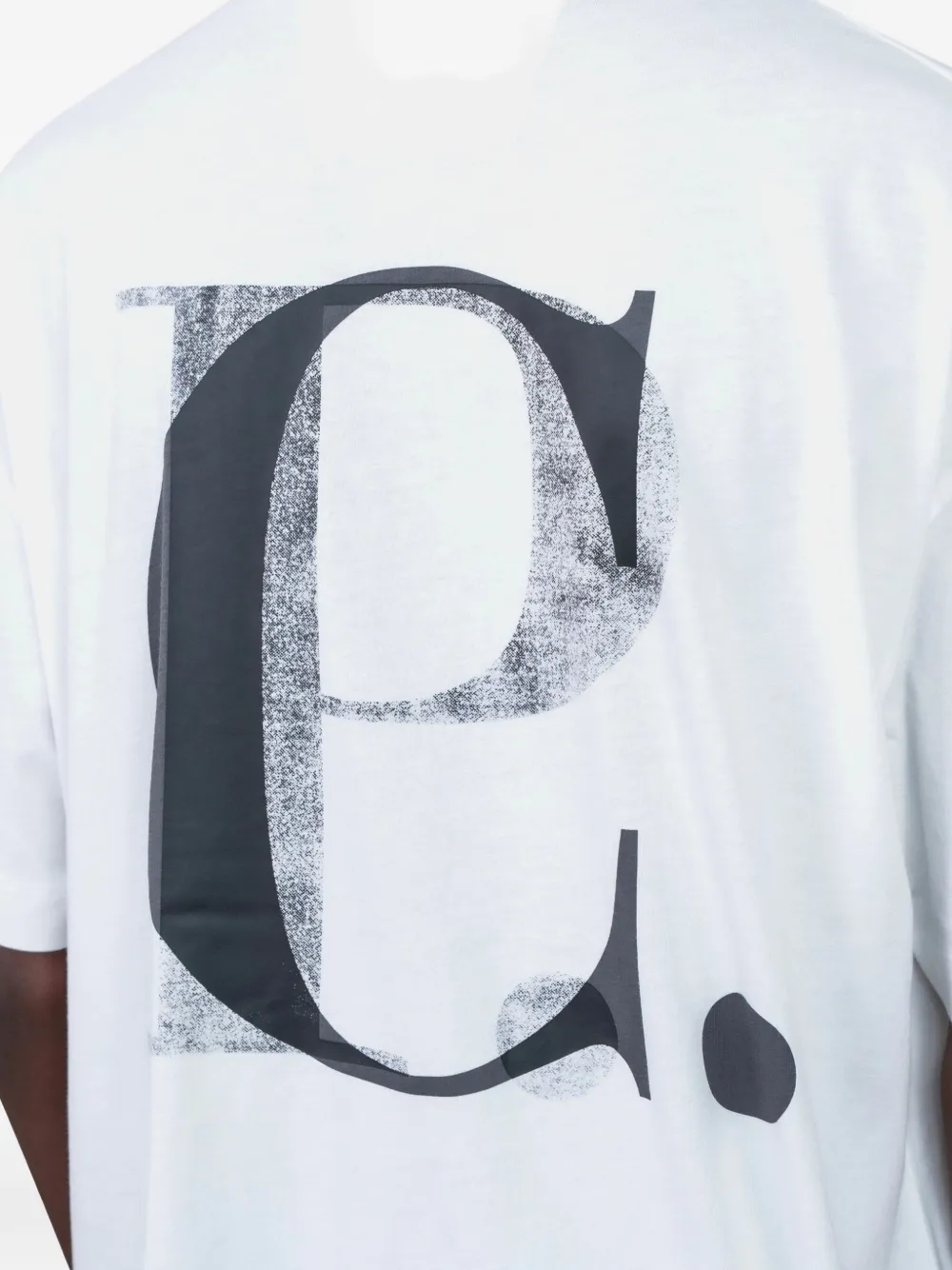 C.P. Company T-shirt met logo Wit
