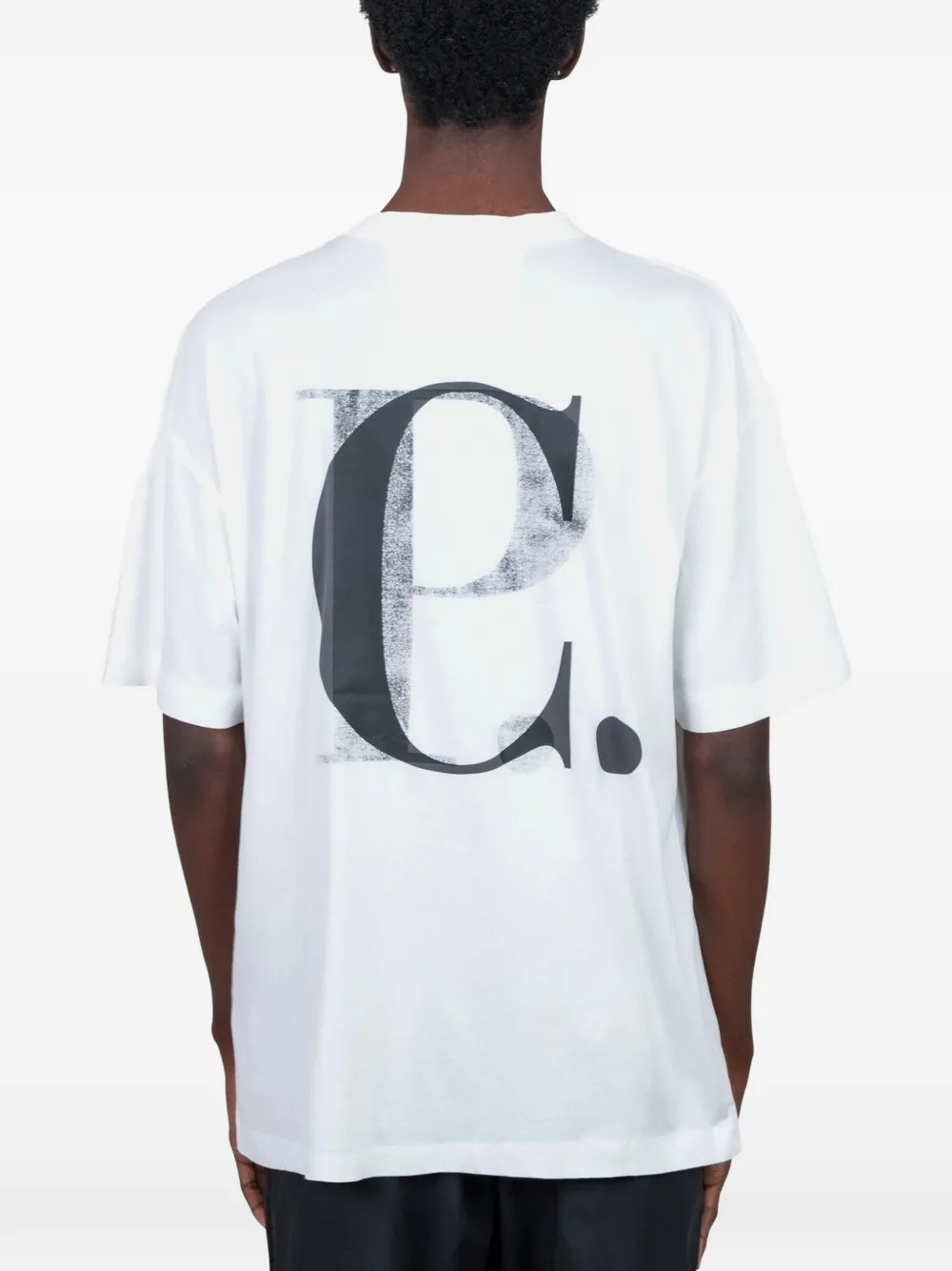 C.P. Company T-shirt met logo Wit