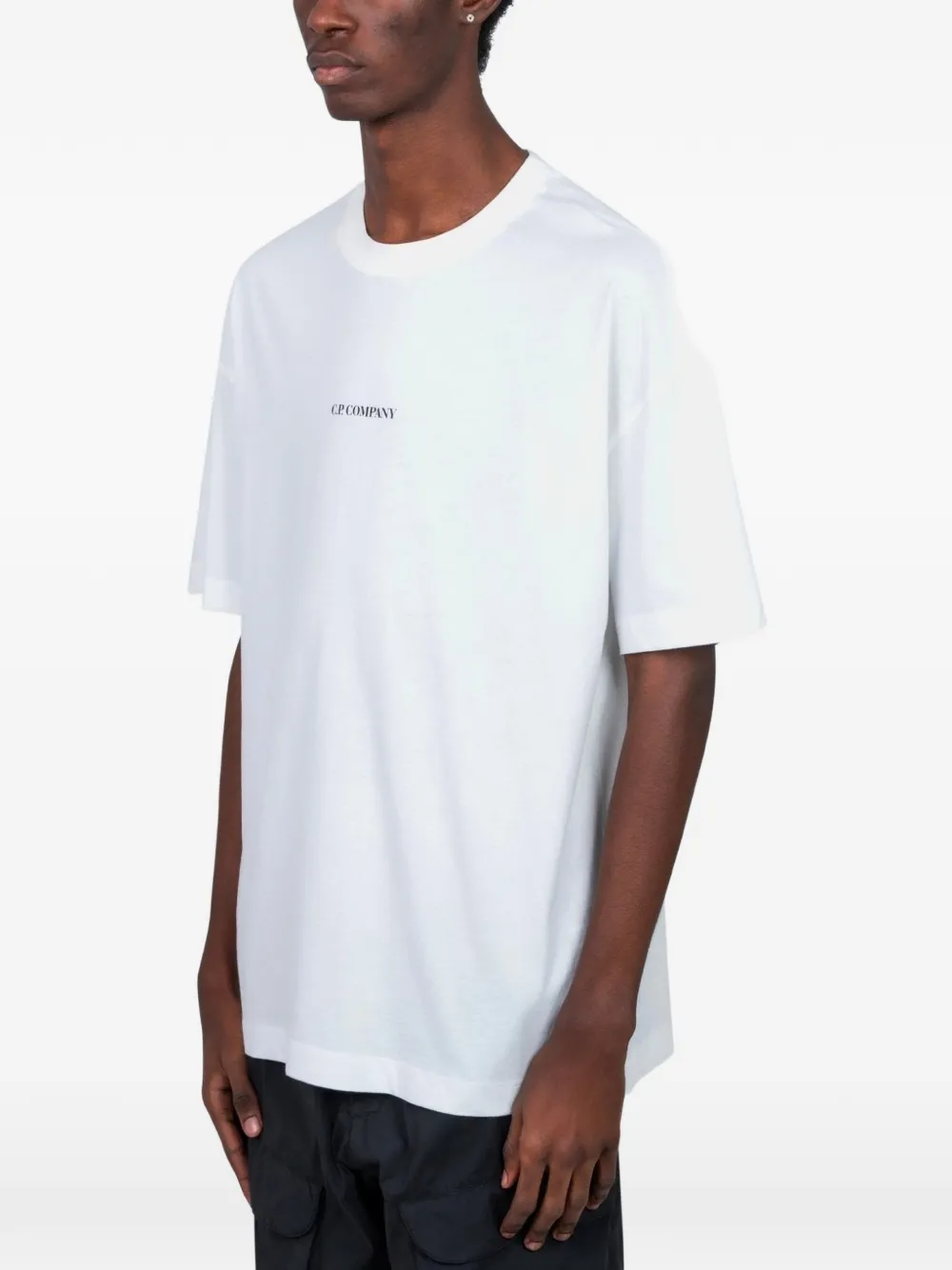 C.P. Company T-shirt met logo Wit