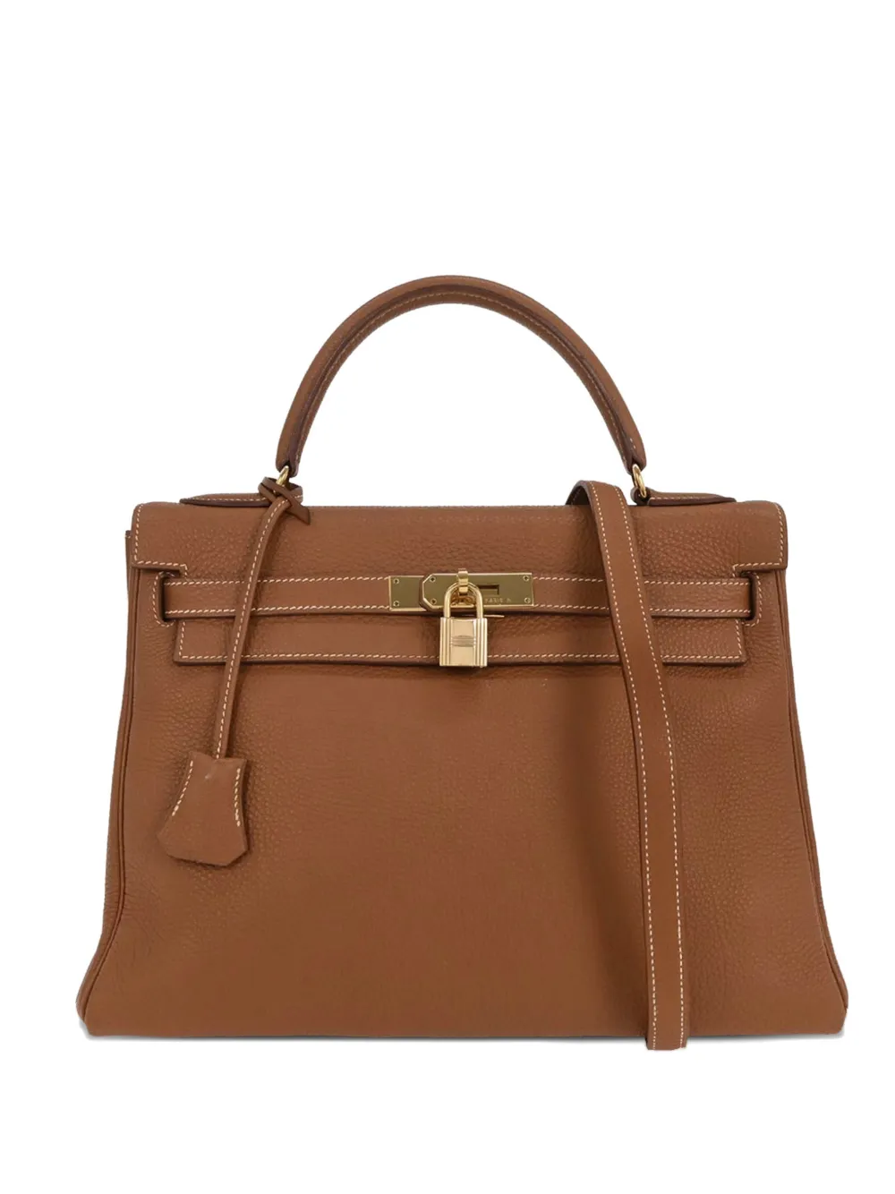 Hermès Pre-Owned 1999 32 Kelly leather tote bag - Marrone