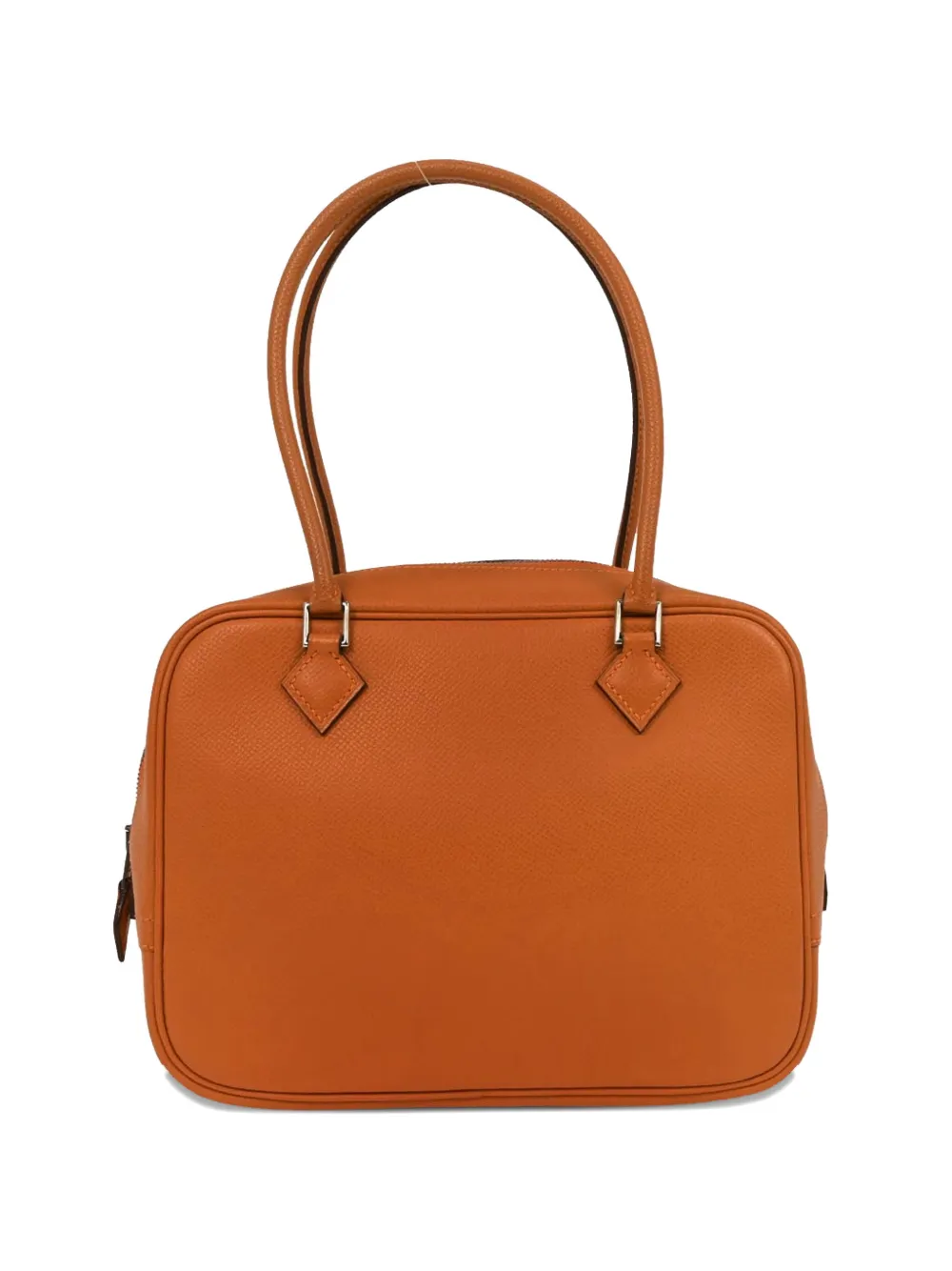 Hermès Pre-Owned 2004 mini Plume leather tote bag - Arancione