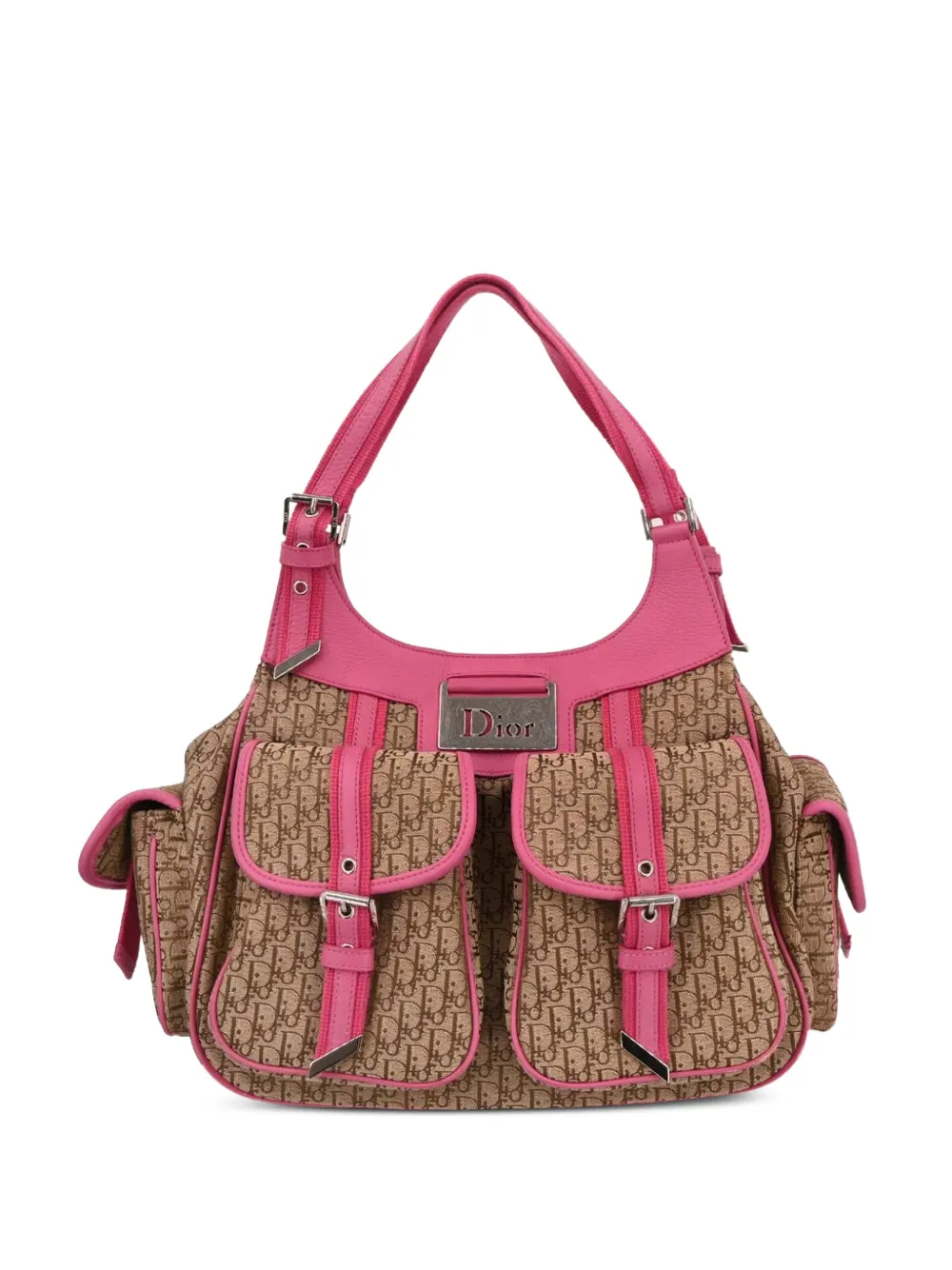 Christian Dior Pre-Owned 2005 Trotter pocket tote bag - Neutrals