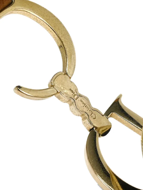 Christian Dior Pre-Owned 2003 charm-detail Shoulder Bag | Gold