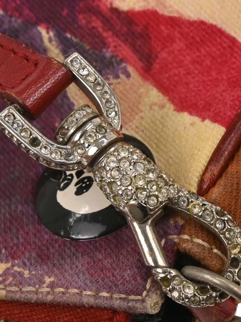 2003 Print Saddle Shoulder Bag