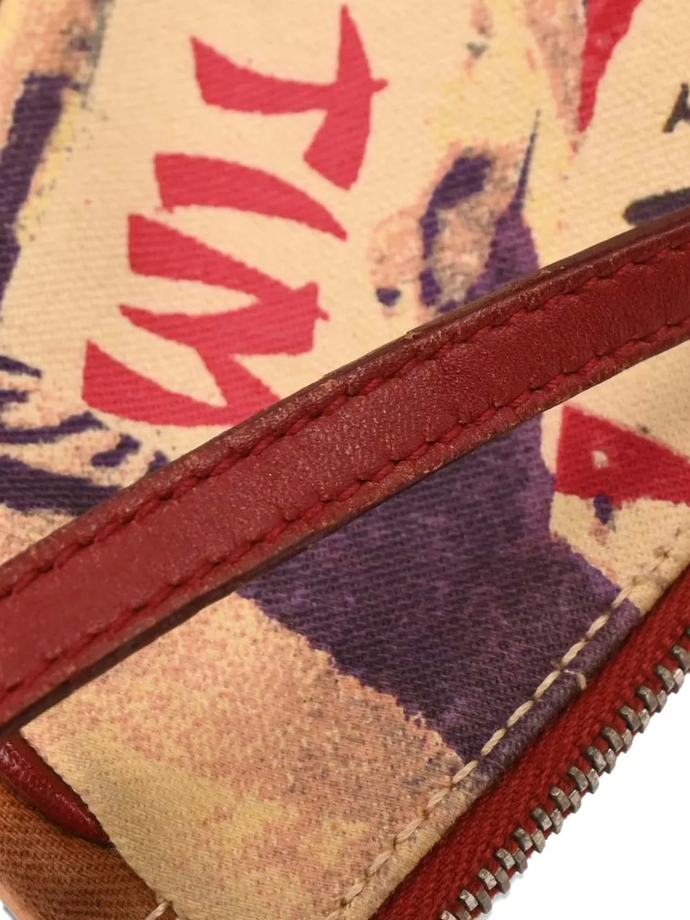 2003 Print Saddle Shoulder Bag