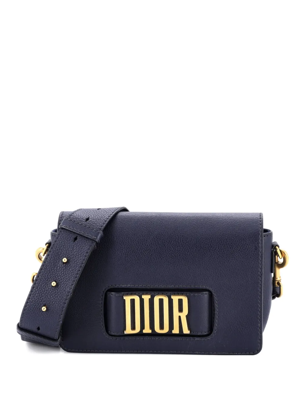 Christian Dior Pre-Owned Dio(r)evolution Flap Bag Leather Medium shoulder bag - Blu