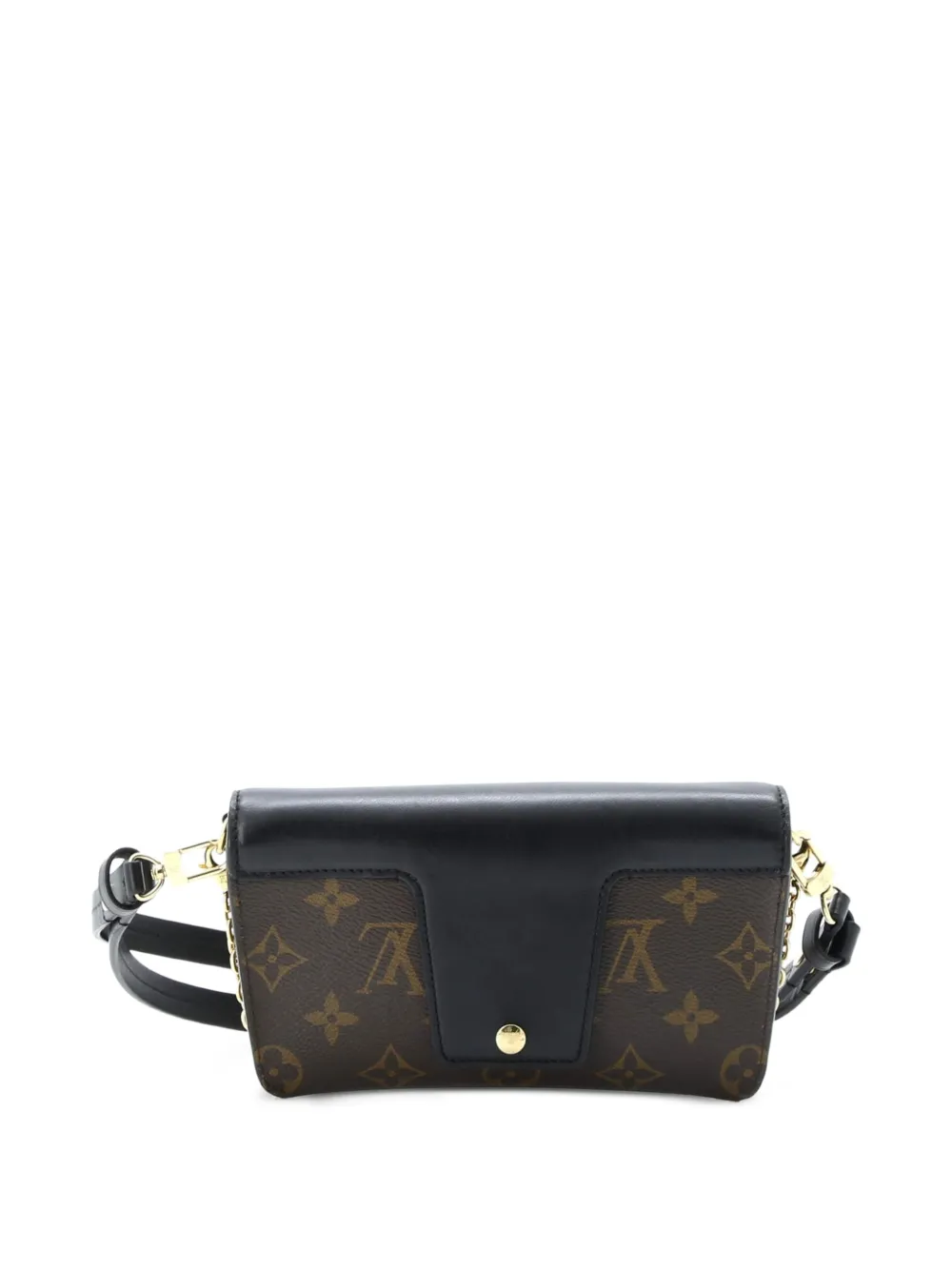 Louis Vuitton Pre-Owned Padlock on Strap Handbag Monogram Canvas and Leather crossbody bag - Nero