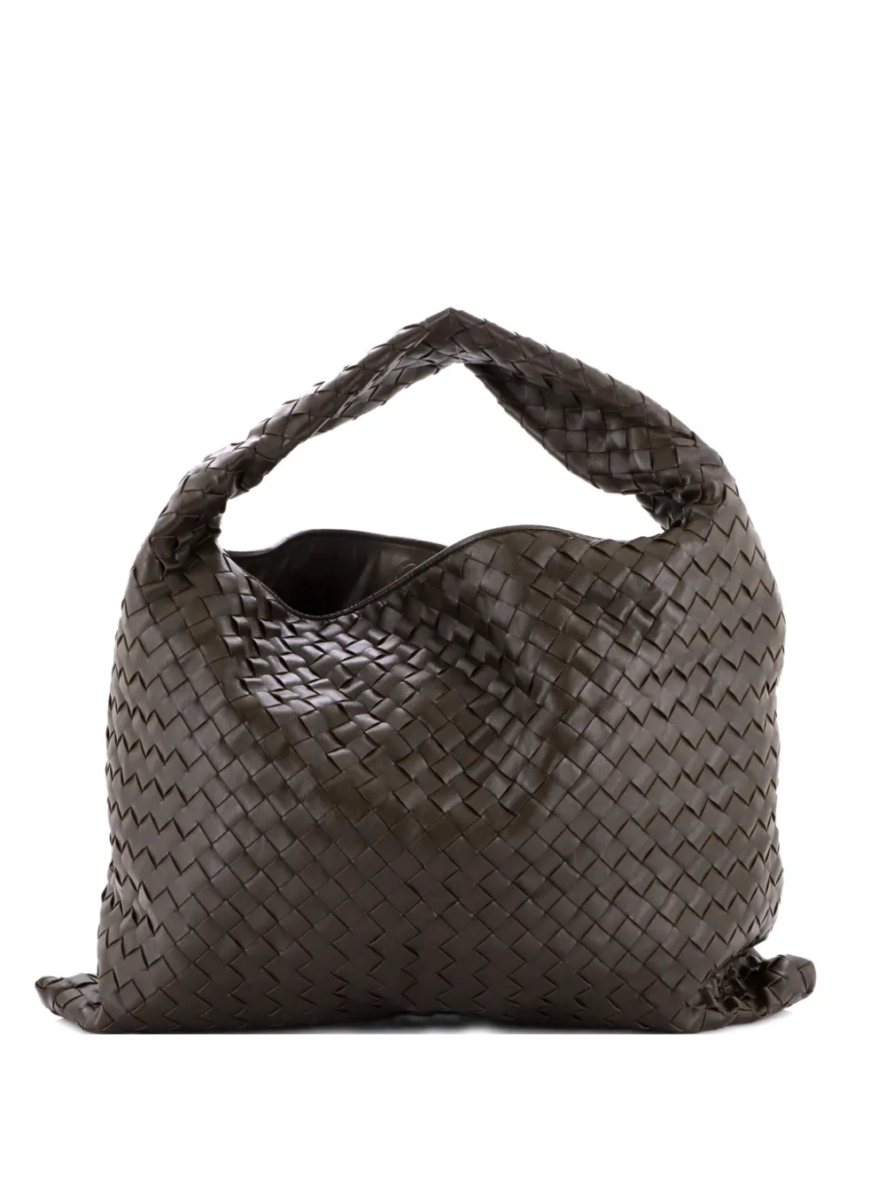 Bottega Veneta Pre-Owned Hop Intrecciato Leather Large hobo bag - Verde