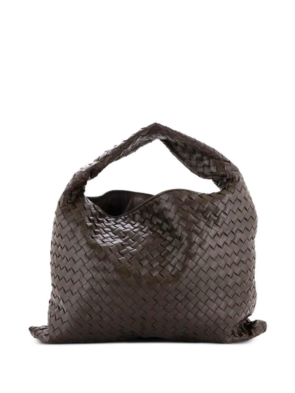 Bottega Veneta Pre-Owned Hop Intrecciato Leather Large hobo bag - Verde