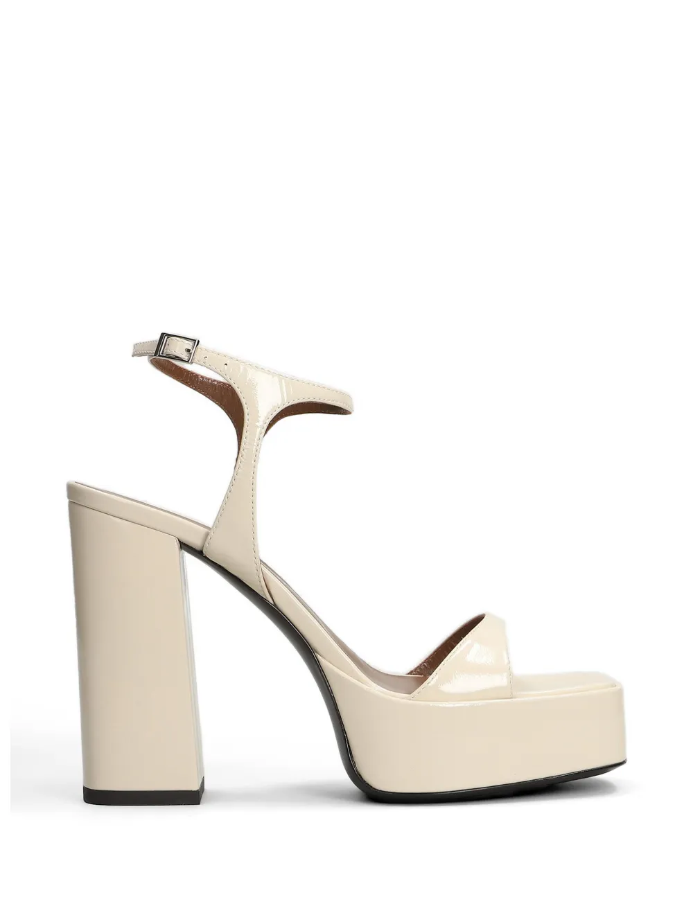 Giuseppe Zanotti Pat Platform 115 sandals - Toni neutri